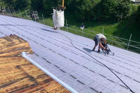 Armourbase pro plus underlayment on a roof